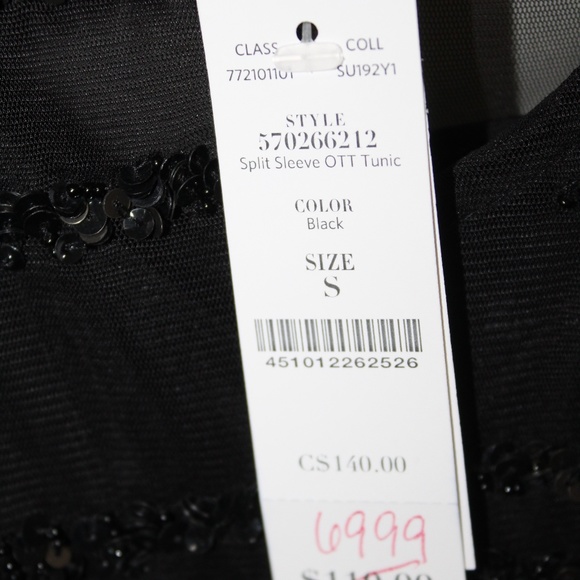 White House Black Market Embellished Tunic - Picture 8 of 8